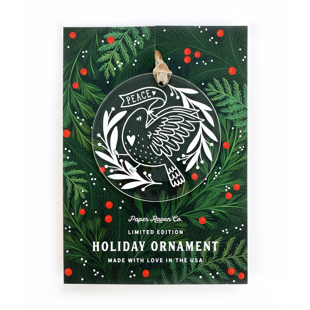 Set of 6: Limited Edition Acrylic Ornaments