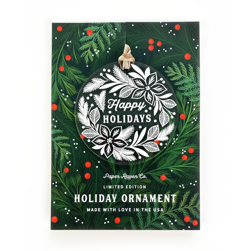 Set of 6: Limited Edition Acrylic Ornaments