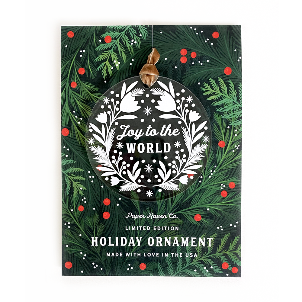 Set of 6: Limited Edition Acrylic Ornaments