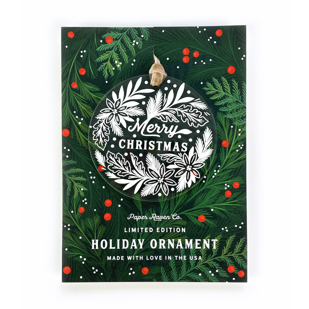 Set of 6: Limited Edition Acrylic Ornaments