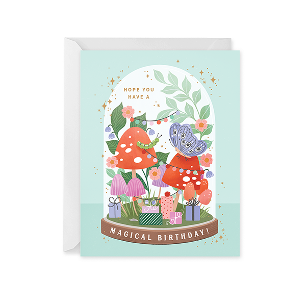 Magical Birthday Terrarium Card