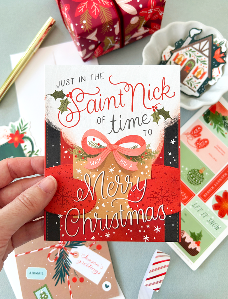 Saint Nick Holiday Card