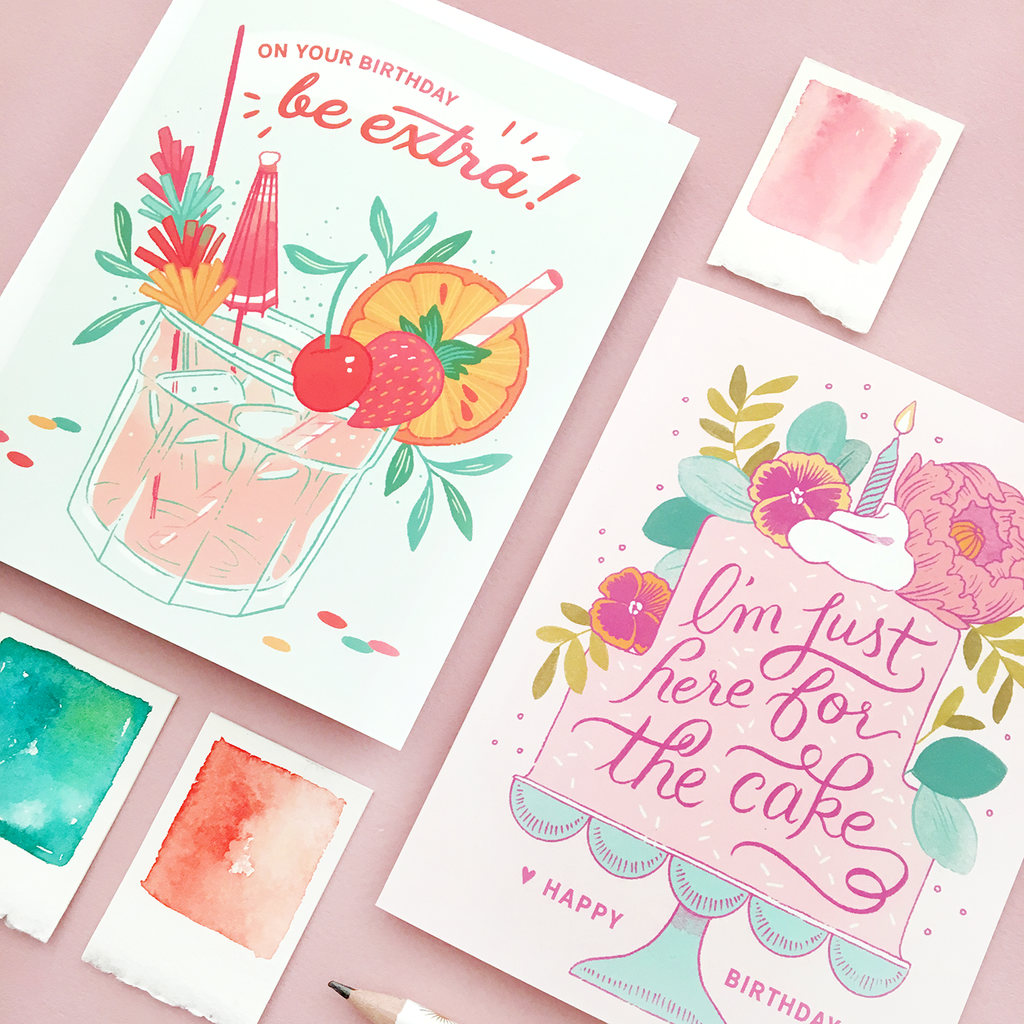 Birthday Cocktail Card