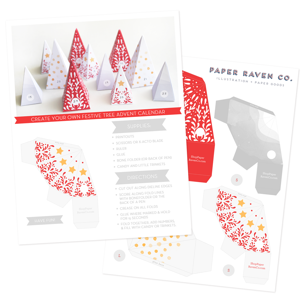 DIY Forest Advent Calendar