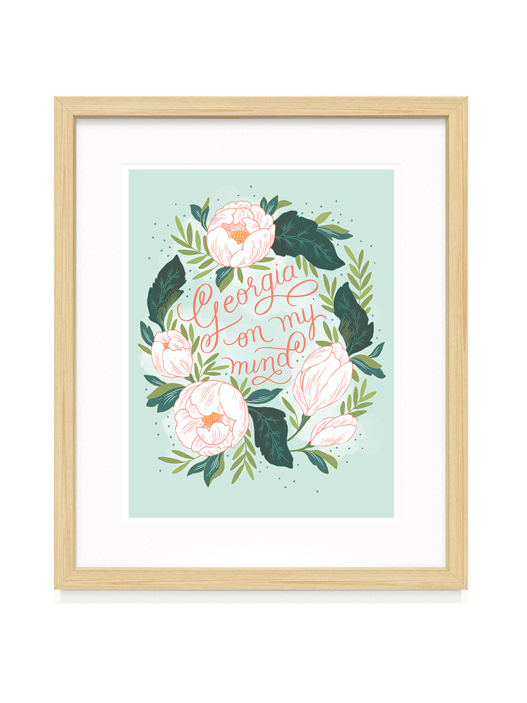 Georgia On My Mind Fine Art Print