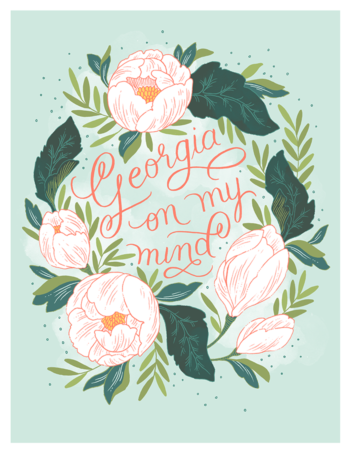 Georgia On My Mind Fine Art Print