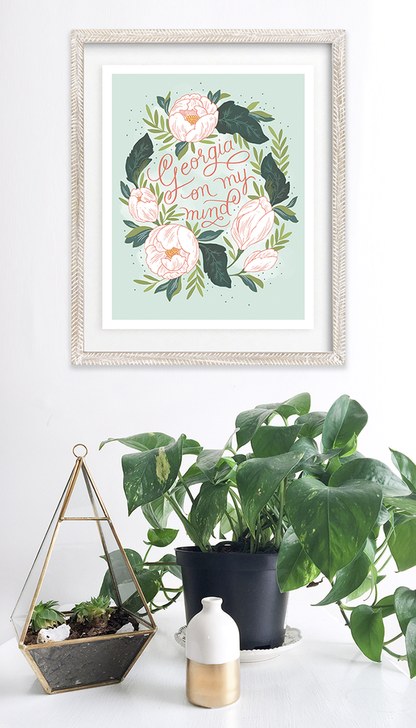 Georgia On My Mind Fine Art Print