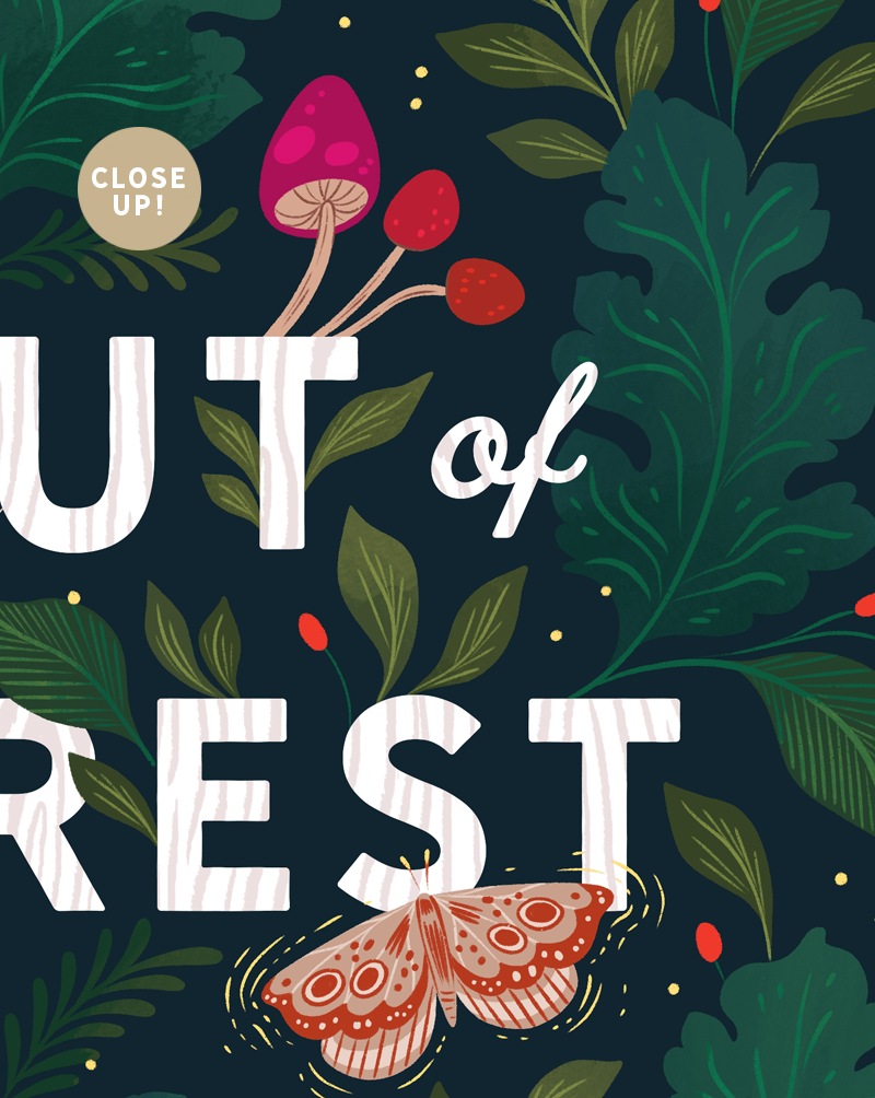 Stay Out of the Forest Fine Art Print