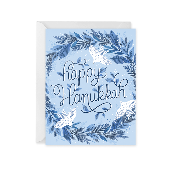 Hanukkah Wreath Card