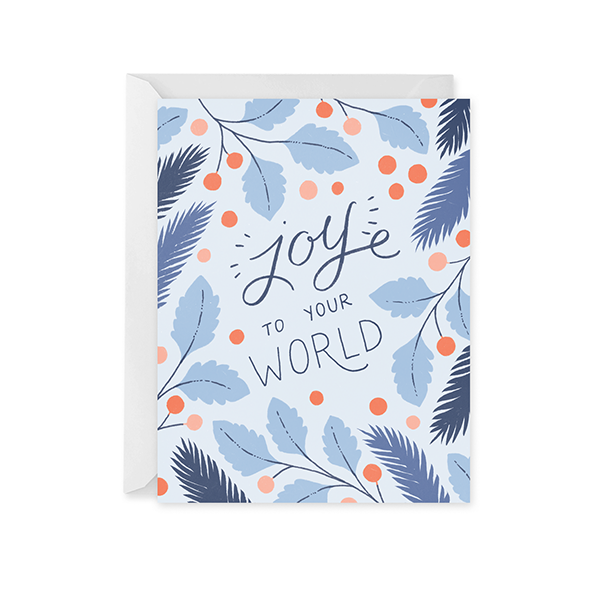 Joy to Your World Holiday Card