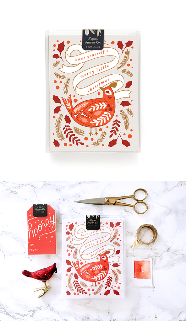 Merry Bird Holiday Card