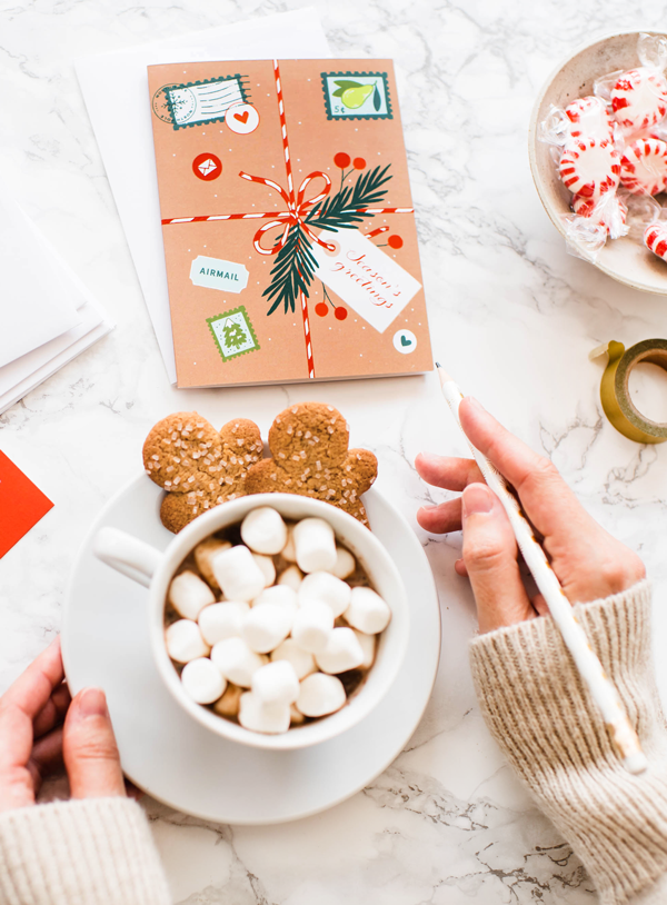 Brown Paper Packages Holiday Card