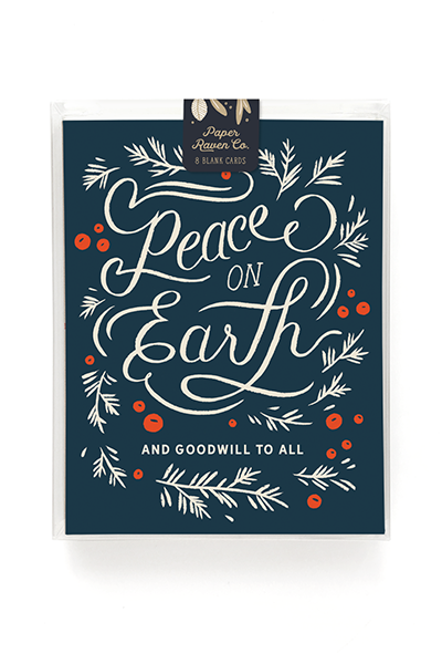 Peace on Earth Holiday Card