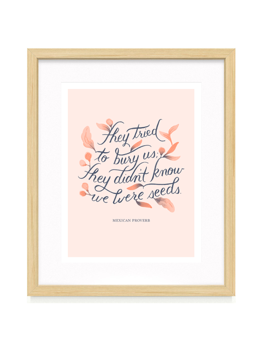 We Are Seeds Fine Art Print