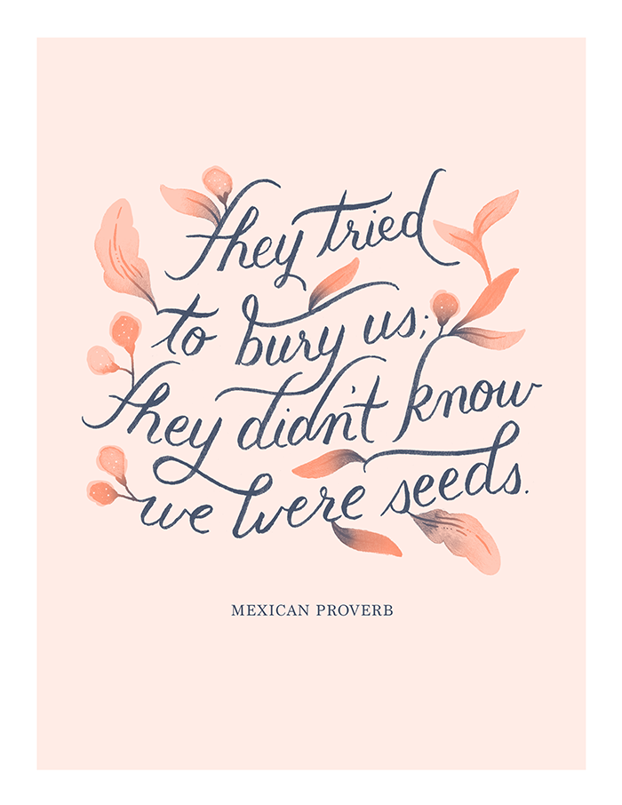 We Are Seeds Fine Art Print