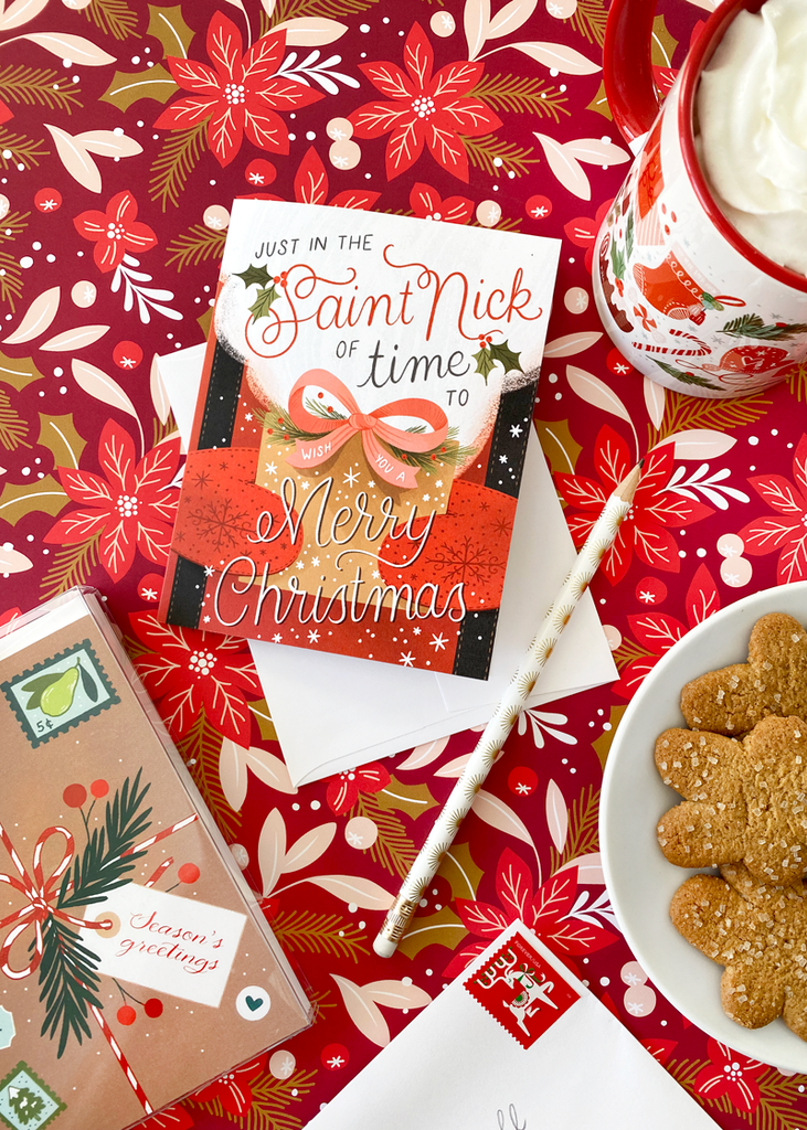 Saint Nick Holiday Card