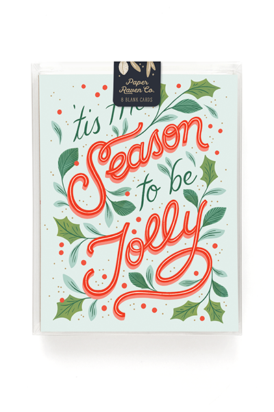Tis The Season to Be Jolly Holiday Card